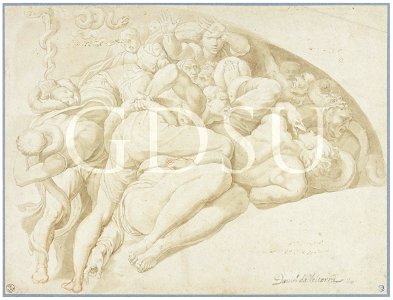 Michelangelo - inv. 191 S, Il serpente di bronzo - copia da