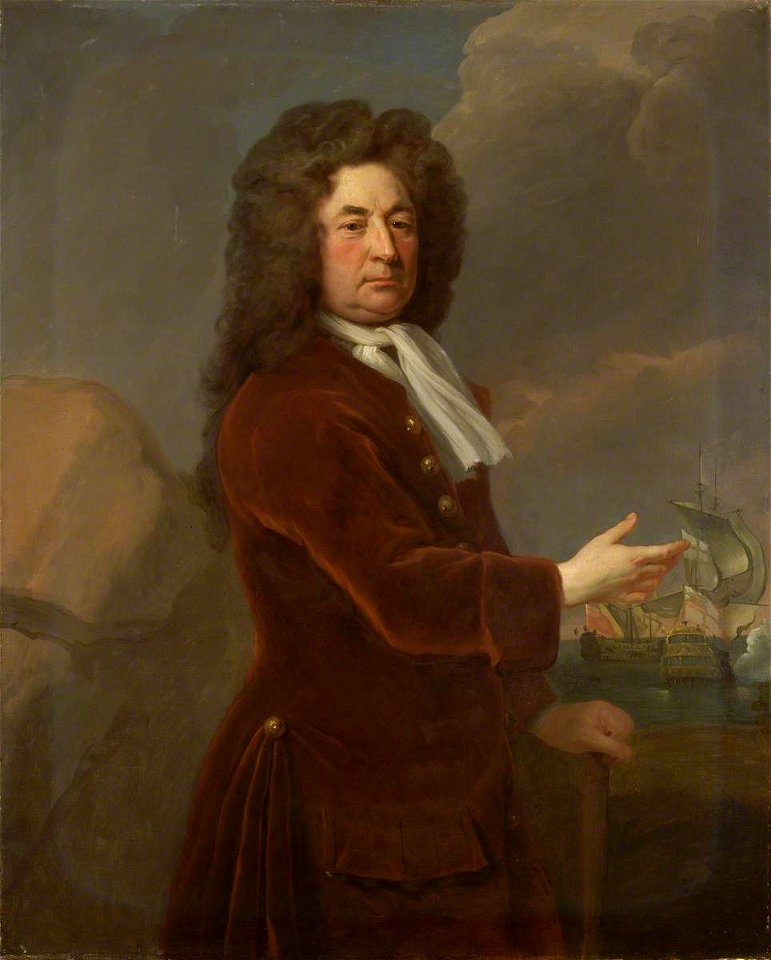 Michael Dahl (1656-1659-1743) - Rear Admiral Sir William Whetstone - BHC3088 - Royal Museums Greenwich
