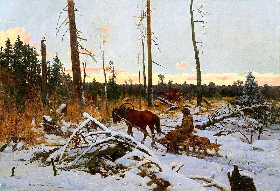 Michał Gorstkin Wywiórski - Po polowaniu