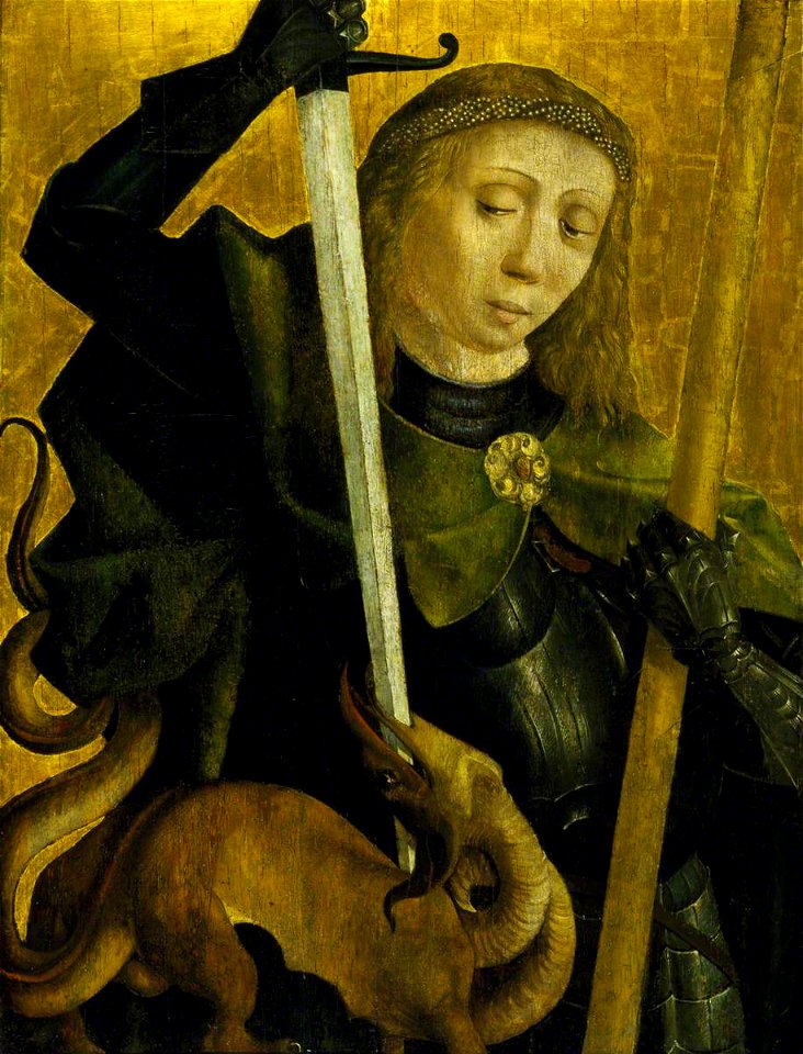 Michael Pacher (c.1435-1498) (circle of) - Saint George and the Dragon - 446802 - National Trust