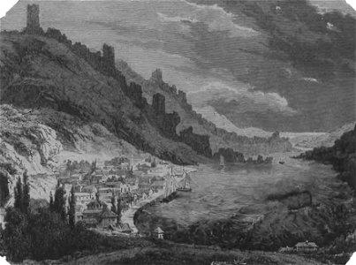 Michał Elwiro Andriolli The Crimean Sonnets Balaklava Cembalo fortress ruins