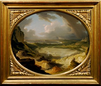 Michael Wutky - Die Solfatara gegen das Meer - 5583 - Österreichische Galerie Belvedere