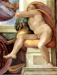 Michelangelo, ignudo 12