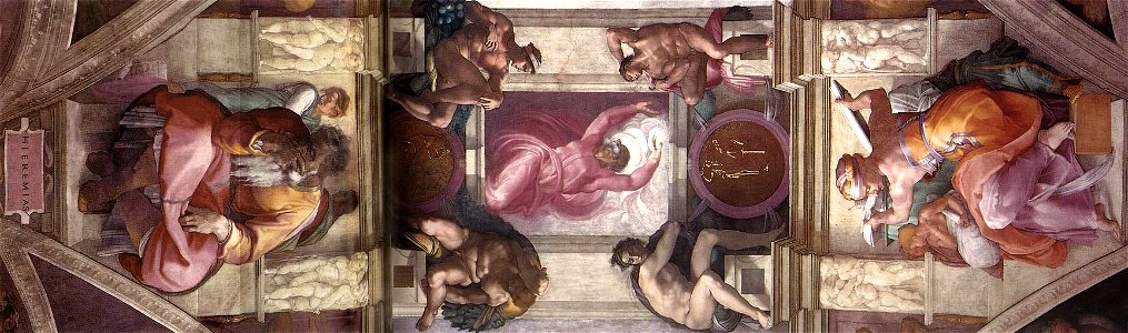 Michelangelo - Sistine Chapel ceiling - 1st bay