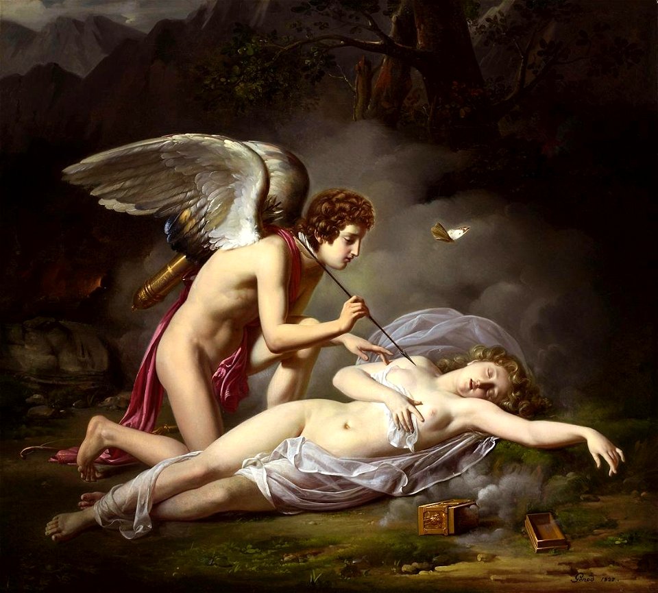 Michel Philibert Genod - Amour and Psyche, 1827