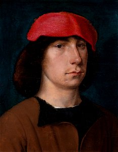 Michel Sittow - A Young Man in a Red Cap - 58.383 - Detroit Institute of Arts