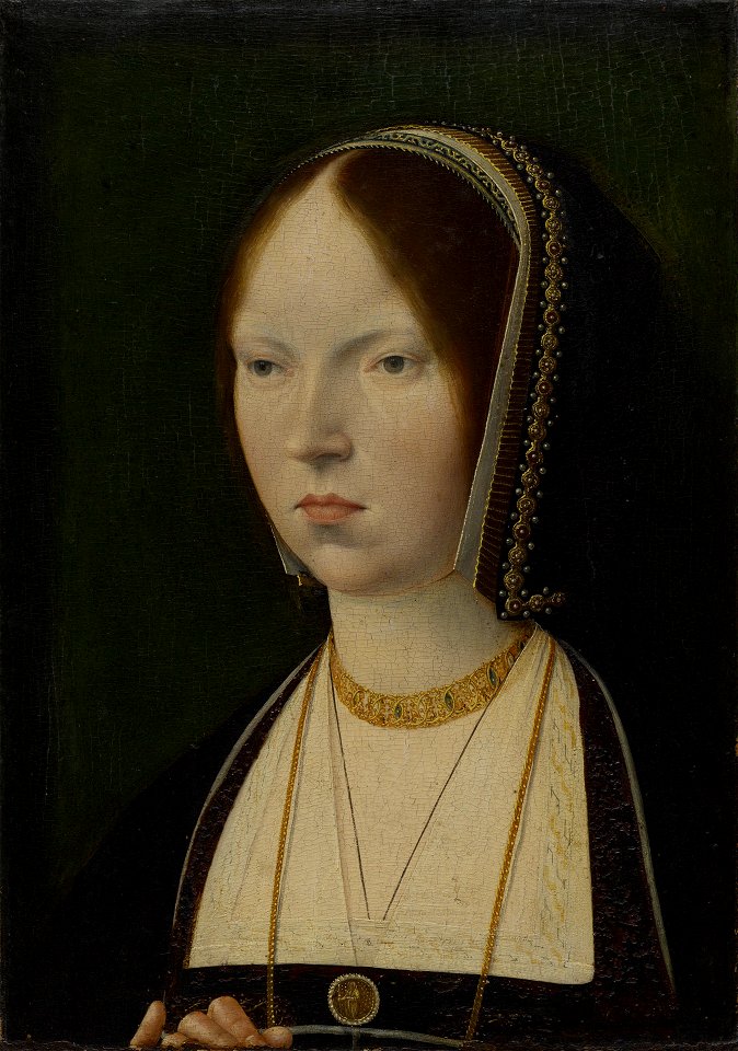Michel Sittow - A Woman, traditionally identified as Isabela la Católica of Castile - ILE1981.9.3 - Yale University Art Gallery