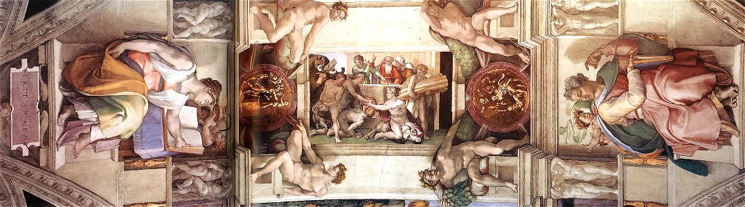 Michelangelo - Sistine Chapel ceiling - bay 7