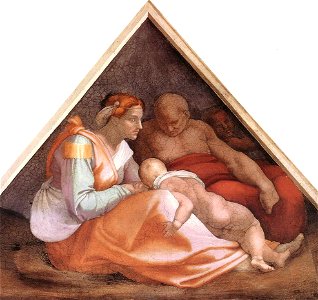 Michelangelo, antenati di cristo, 01.1
