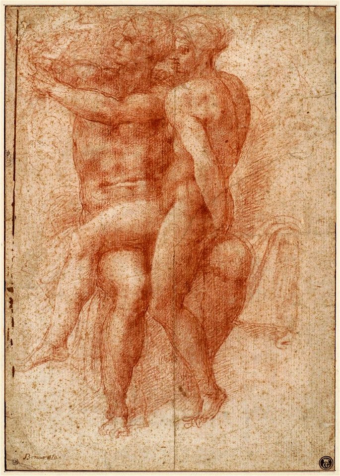 Michelangelo - Adam et Ève, inv. 123