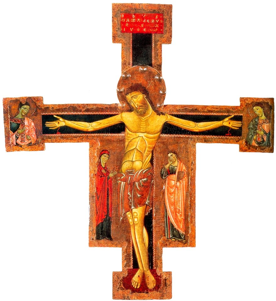 Michele di Baldovino, Croce dipinta, II meta del XIII secolo, Pisa, Museo Nazionale di San Matteo