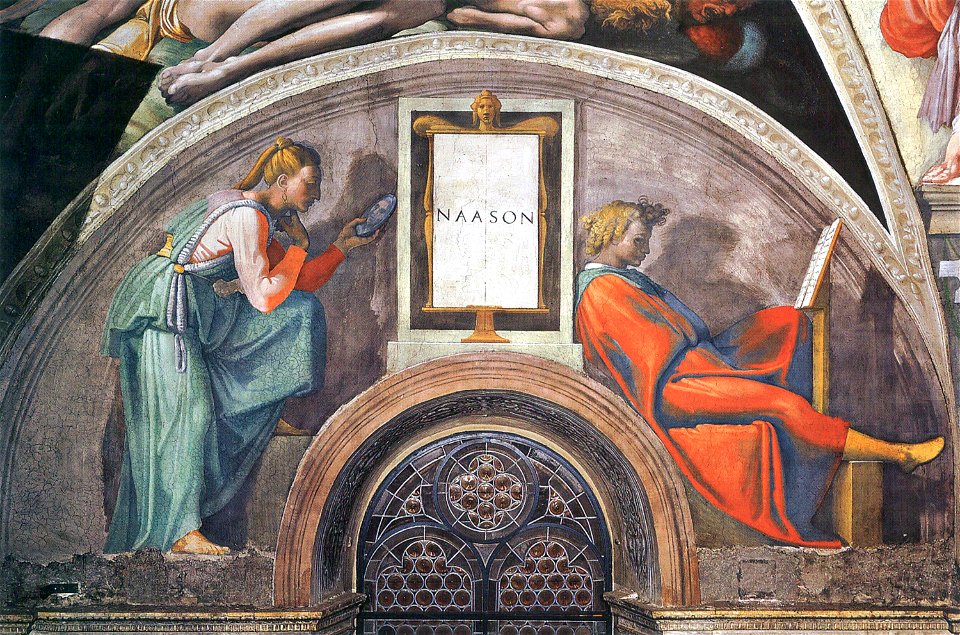 Michelangelo Sistine Chapel ceiling - Naason restored