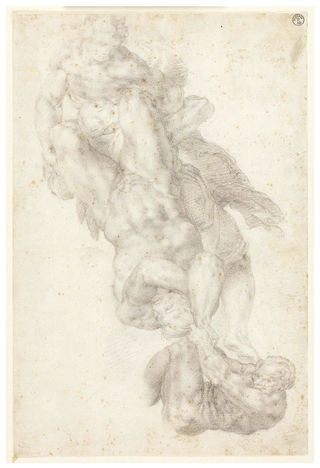Michelangelo - inv. 167 S r., Anima contesa - copia da