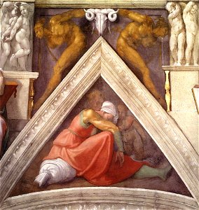 Michelangelo, antenati di cristo, 06