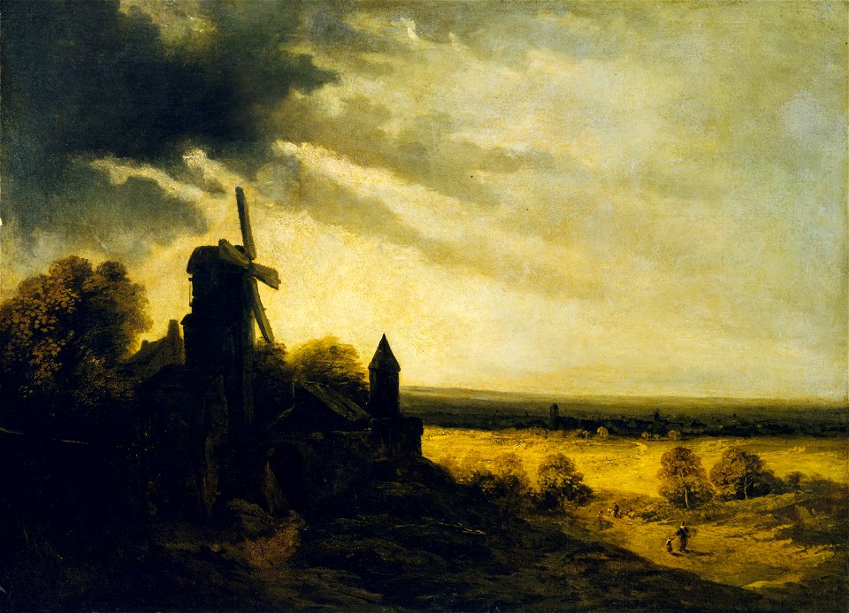 Georges Michel, The Mill of Montmartre, ca. 1820