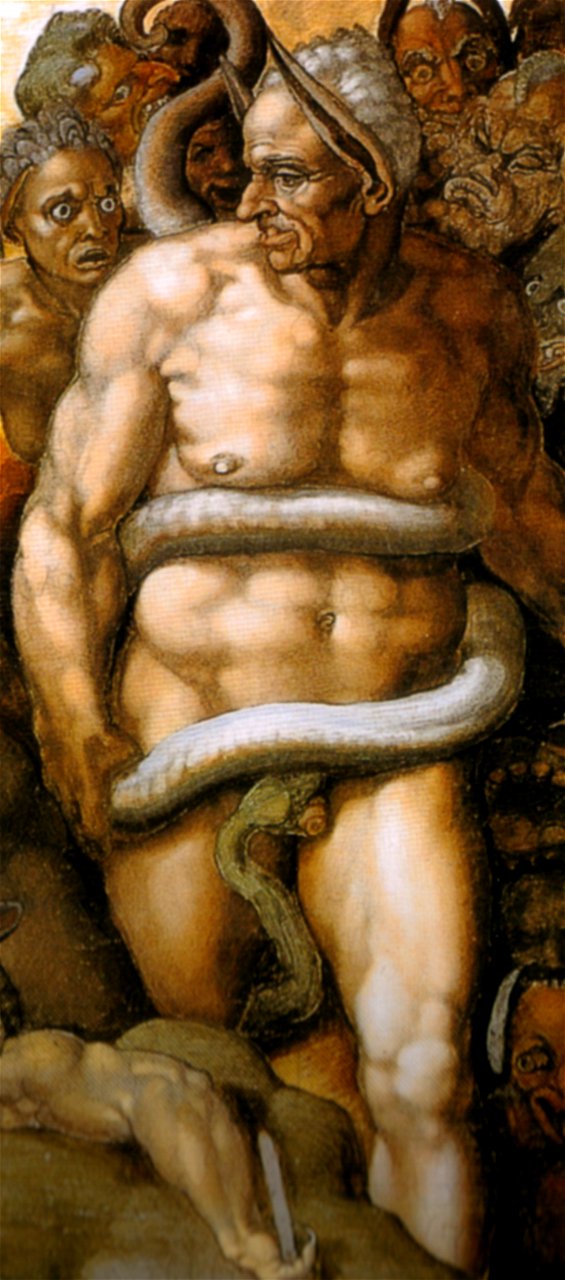 Michelangelo, giudizio universale, dettagli 50