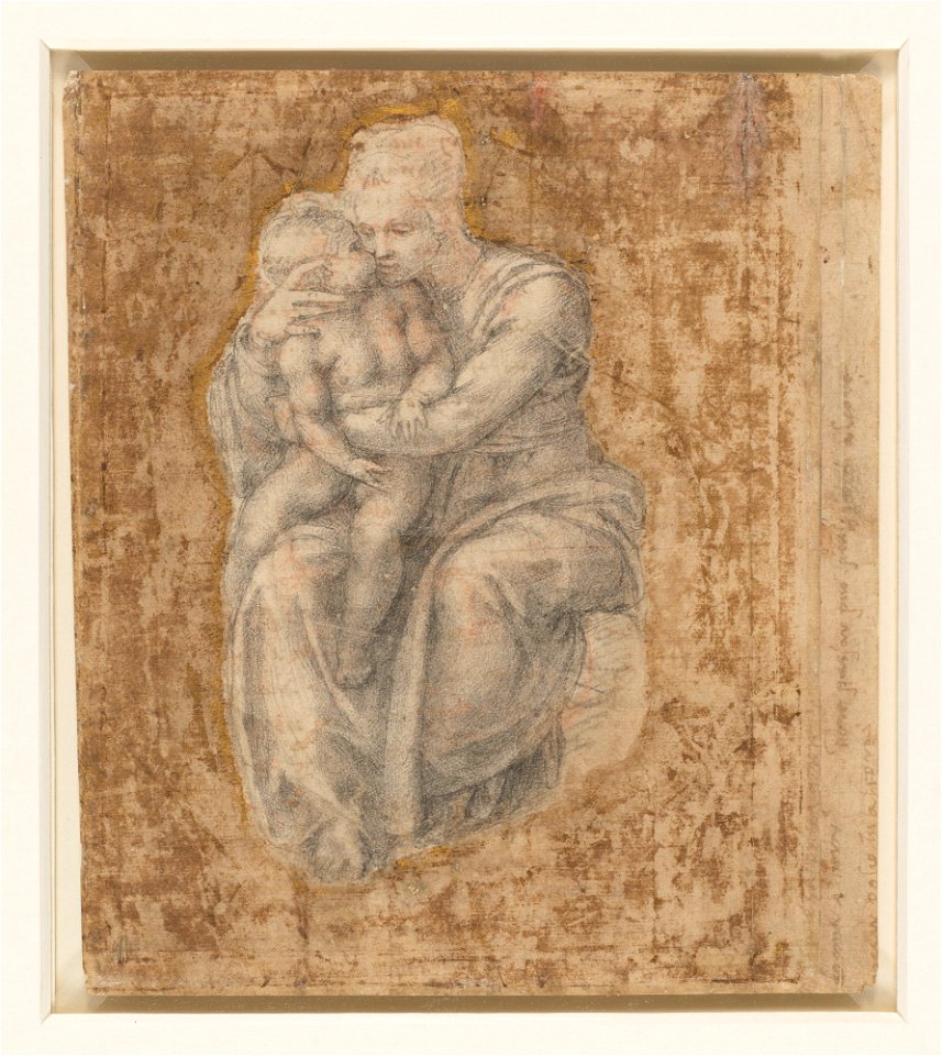 Michelangelo - Recto The Virgin and Child, RCIN 912772