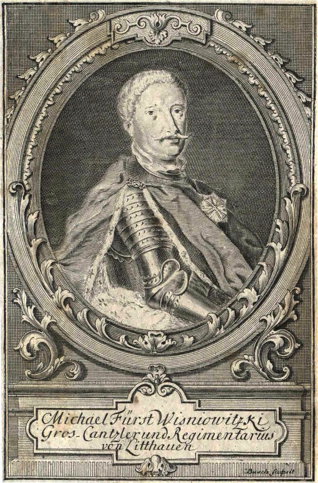 Michał Servacy Višniaviecki. Міхал Сэрвацы Вішнявецкі (G. Busch, 1730)