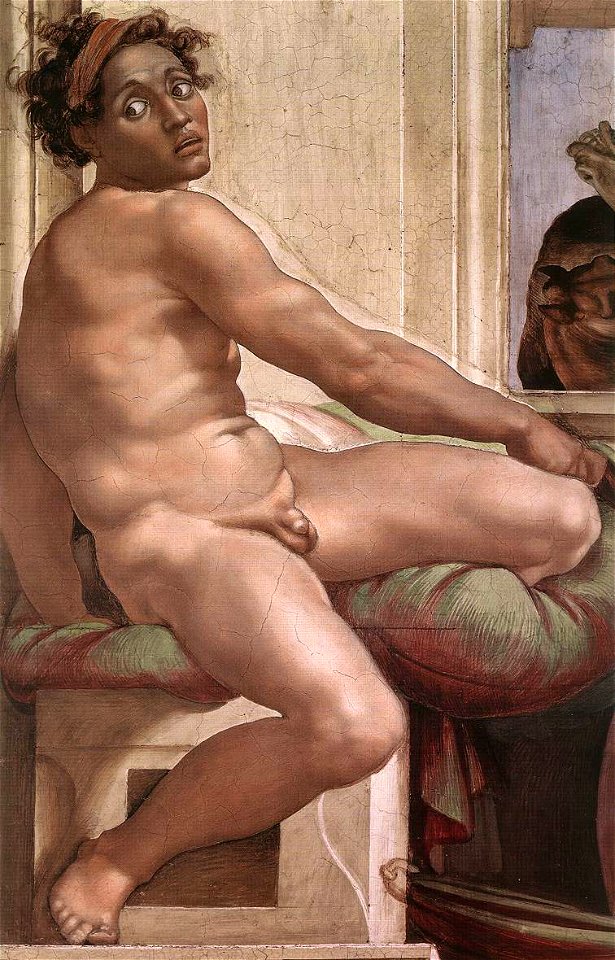 Michelangelo, ignudo 06