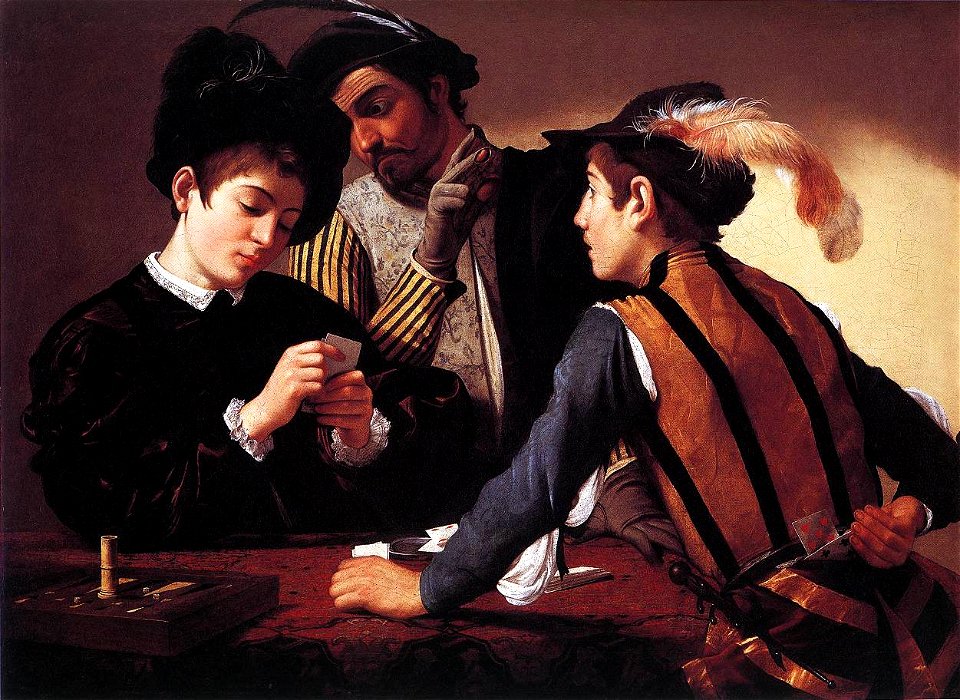 Michelangelo Merisi da Caravaggio - The Cardsharps - WGA04083