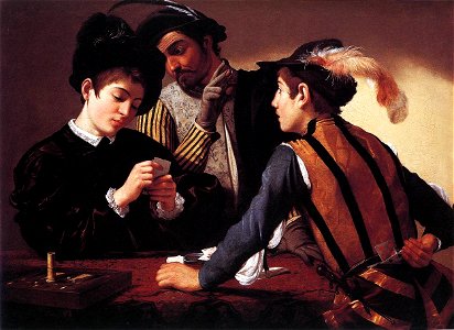 Michelangelo Merisi da Caravaggio - The Cardsharps - WGA04083