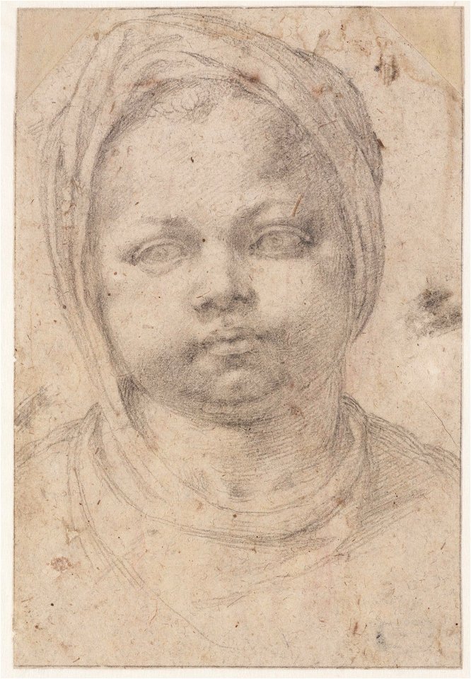 Michelangelo - Kinderkopje met hoofddoek, K I 053