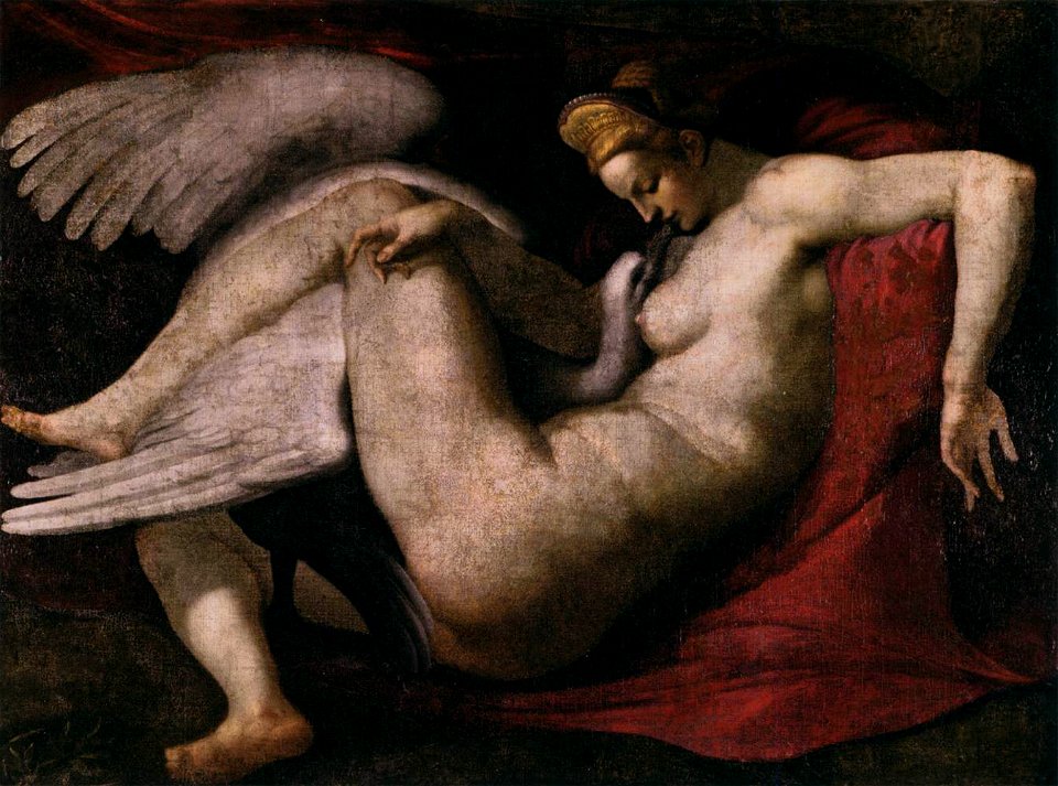 Michelangelo Buonarroti, after - Leda and the Swan - WGA15230