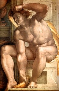 Michelangelo, ignudo 09
