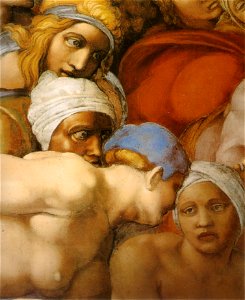 Michelangelo, giudizio universale, dettagli 14