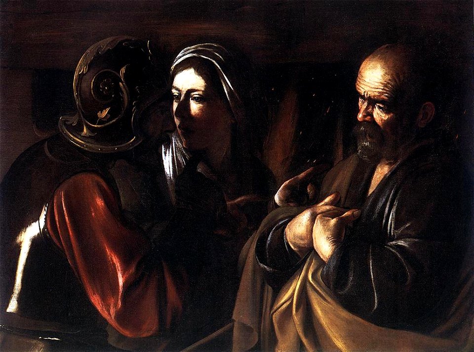 Michelangelo Merisi da Caravaggio - The Denial of St Peter - WGA04197