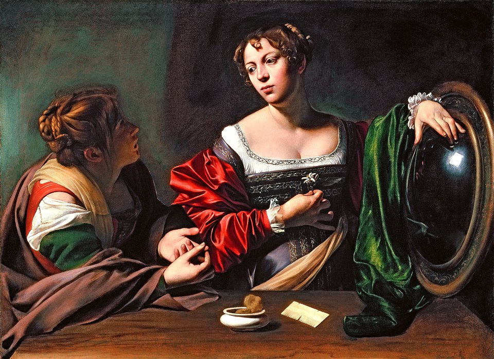 Michelangelo Merisi da Caravaggio - Martha and Mary Magdalene - WGA04101
