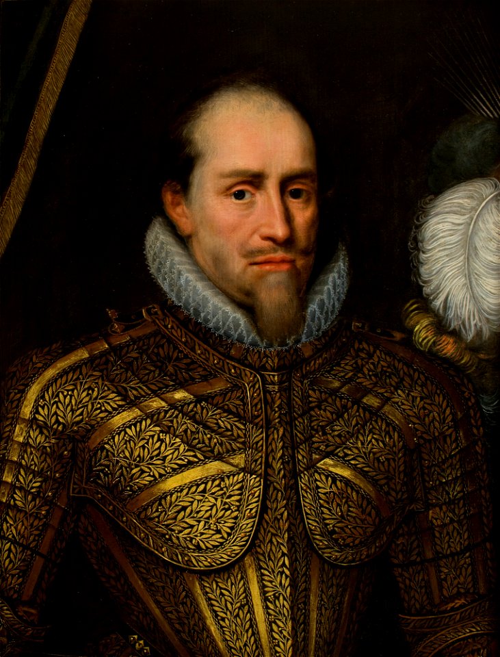 Michiel Jansz. van Mierevelt - Portrait of a Man in Armour - MNK XII-A-95 - National Museum Kraków
