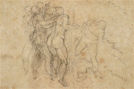 Michelangelo - Étude pour Le Jugement dernier, NI-1662-04