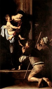 Michelangelo Merisi da Caravaggio - Madonna di Loreto - WGA04156. Free illustration for personal and commercial use.