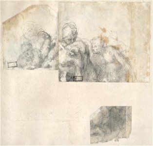 Michelangelo - Pietà (fragmenten), A 035 verso
