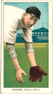 Mickey Doolan, Philadelphia Phillies, baseball card portrait LCCN2008676525
