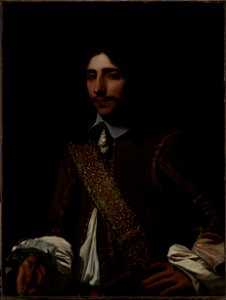Michiel Sweerts - Portrait of a Gentleman, possibly a Member of the Deutz Family. Free illustration for personal and commercial use.