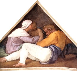 Michelangelo, antenati di cristo, 02.1