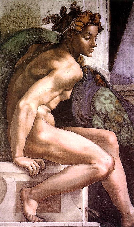 Michelangelo, ignudo 02