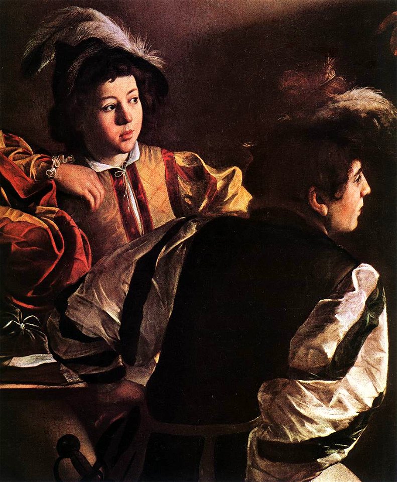 Michelangelo Merisi da Caravaggio - The Calling of Saint Matthew (detail) - WGA04115