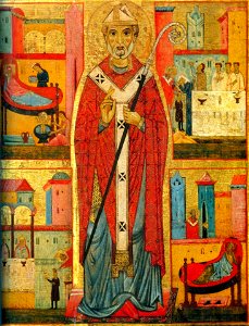 Michele di Baldovino, Dossale San Nicola e storie della sua vita, II meta del XIII secolo, Peccioli, Prepositura di San Verano