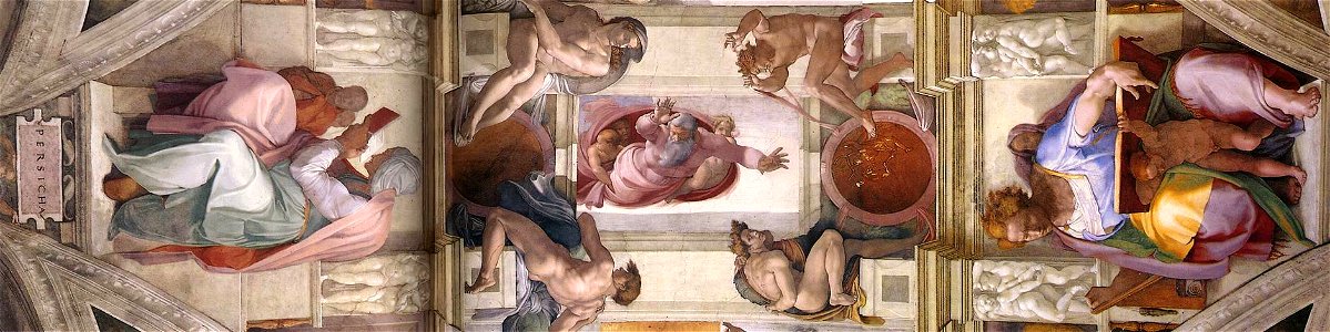 Michelangelo - Sistine Chapel ceiling - bay 3