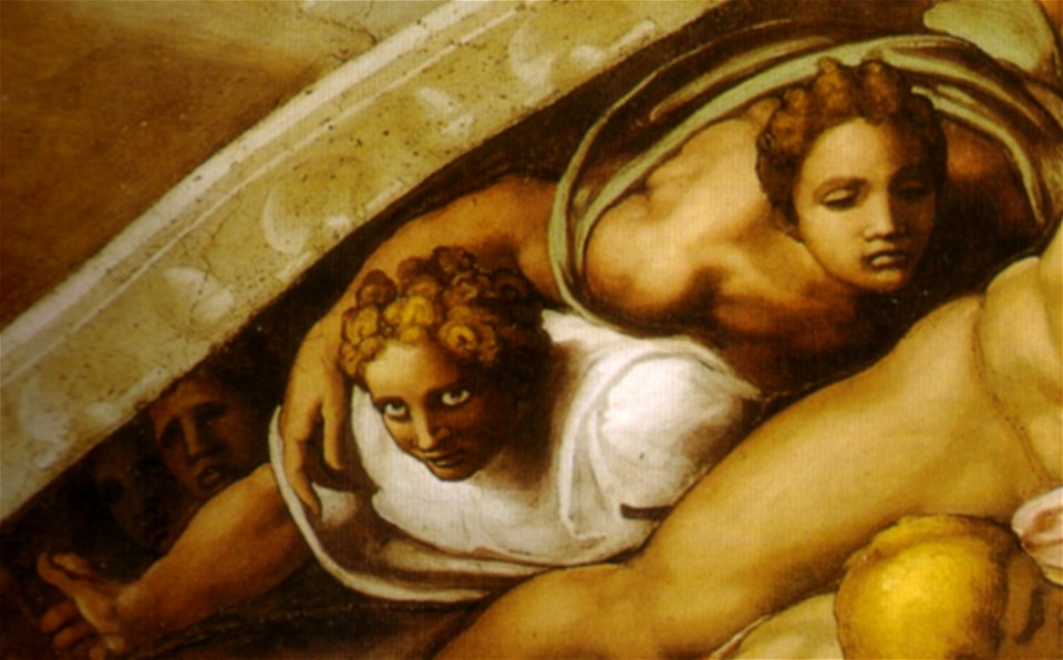 Michelangelo, giudizio universale, dettagli 21