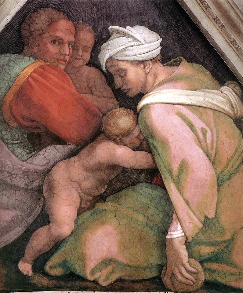 Michelangelo, antenati di cristo, 03.1