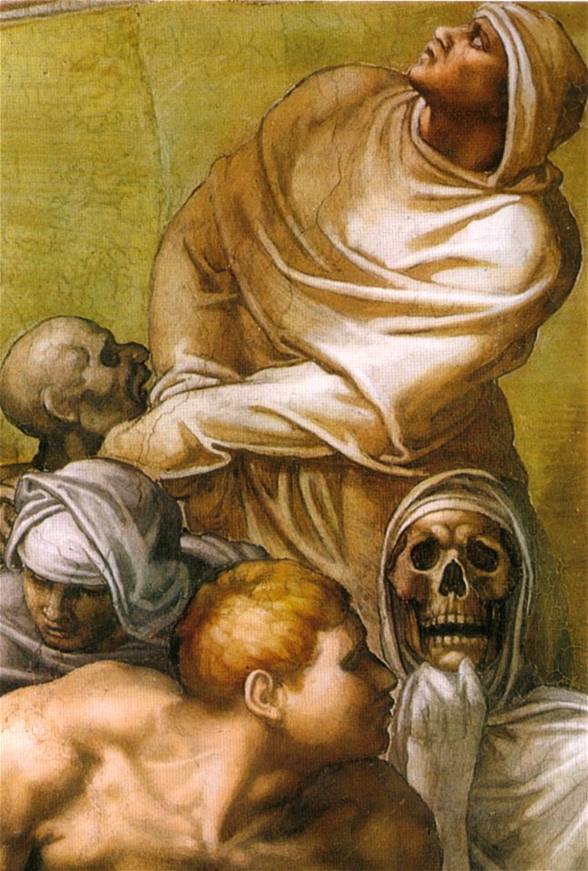 Michelangelo, giudizio universale, dettagli 31