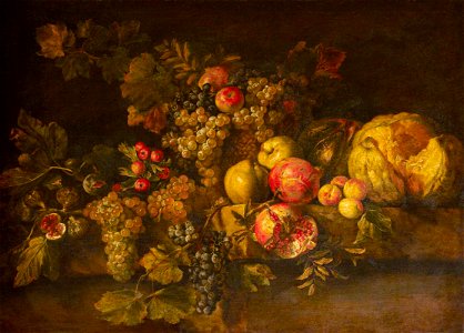 Michele Pace del Campidoglio (1610-probably 1670) - Fruit Piece - 485045 - National Trust