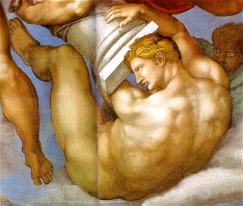 Michelangelo, giudizio universale, dettagli 04