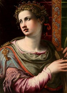 Michele Tosini (1503-1577) - Saint Catherine - 1298279 - National Trust