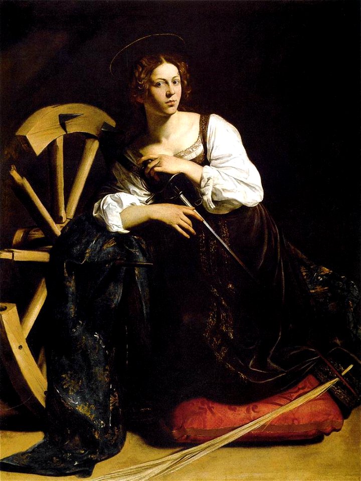 Michelangelo Merisi da Caravaggio - St Catherine of Alexandria - WGA04100