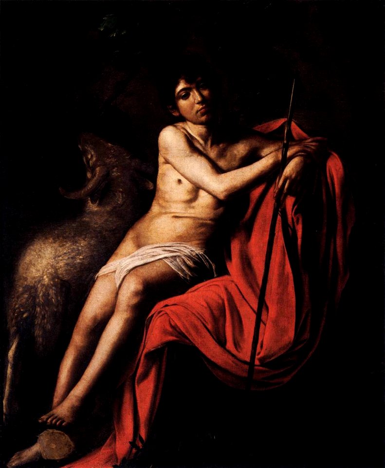 Michelangelo Merisi da Caravaggio - St John the Baptist - WGA04196